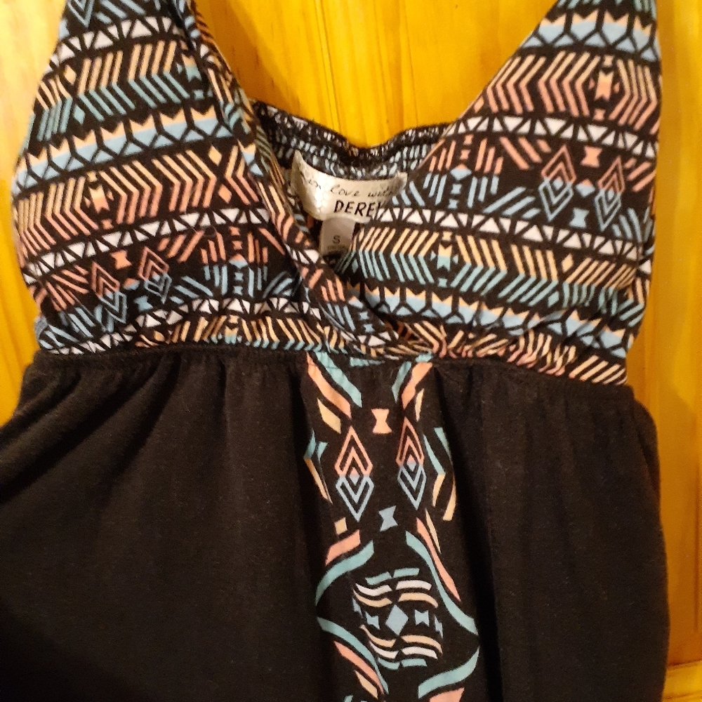 DEREK heart aztec dress the top of it aztec  the graphic on the front dark gray - Picture 4 of 6